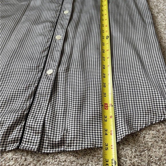 Victoria’s Secret 100% Silk Night Shirt Black & White Size Medium - Picture 9 of 9